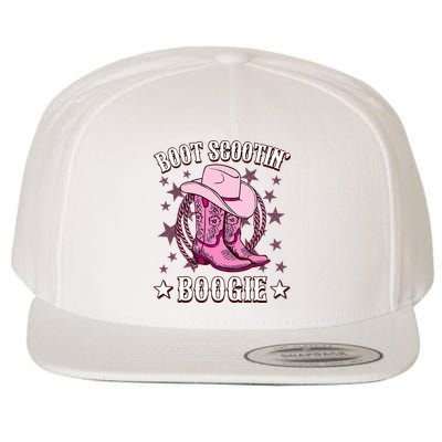 Boots Boot Scootin’ Boogie Southern Western Country Wool Snapback Cap