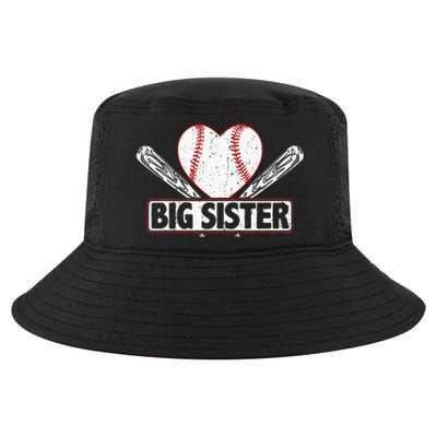 Baseball Big Sister Matching Family Softball Baseball Lover Cool Comfort Performance Bucket Hat