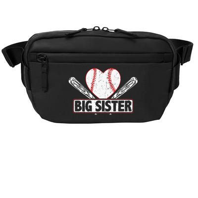 Baseball Big Sister Matching Family funny Baseball Lover Crossbody Pack