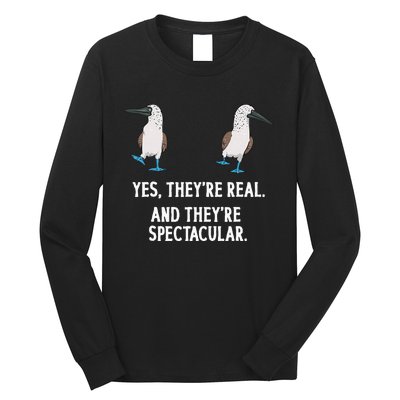 Bluefooted Booby Seabird Boobies Long Sleeve Shirt