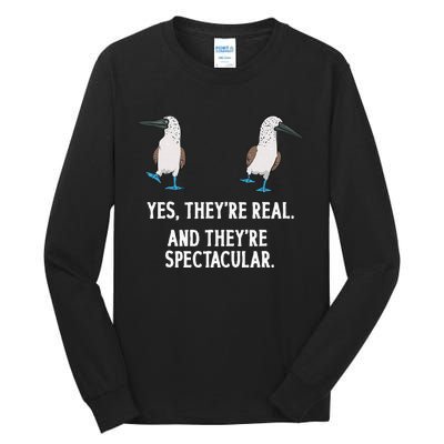 Bluefooted Booby Seabird Boobies Tall Long Sleeve T-Shirt