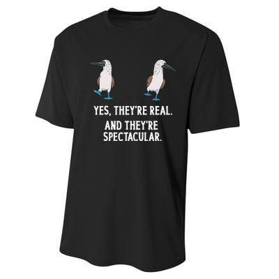 Bluefooted Booby Seabird Boobies Performance Sprint T-Shirt