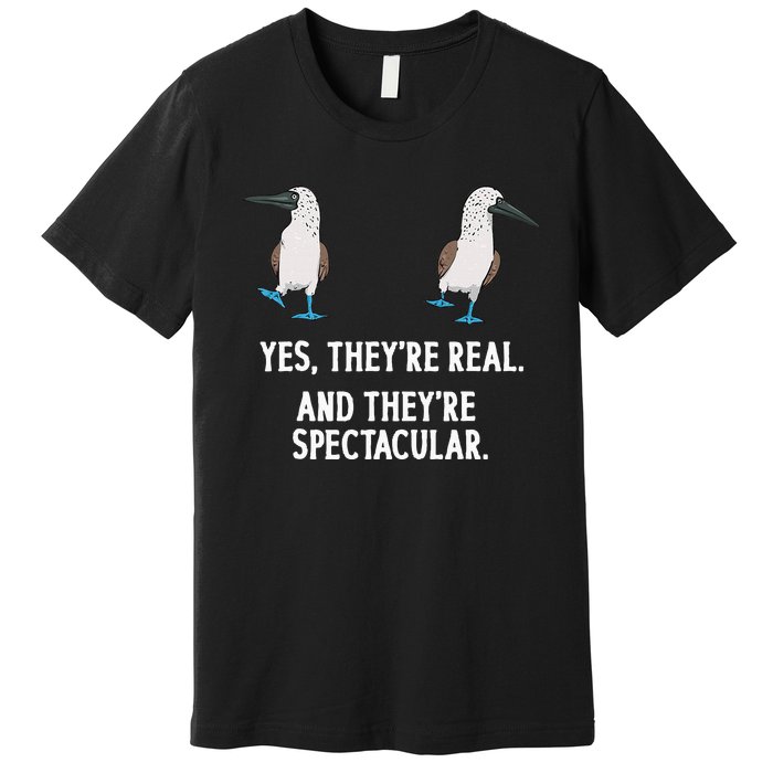 Bluefooted Booby Seabird Boobies Premium T-Shirt