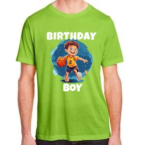 Birthday Basketball Sports Theme Family Matching Outfit Gift Adult ChromaSoft Performance T-Shirt