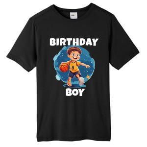 Birthday Basketball Sports Theme Family Matching Outfit Gift Tall Fusion ChromaSoft Performance T-Shirt