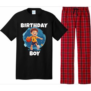 Birthday Basketball Sports Theme Family Matching Outfit Gift Pajama Set