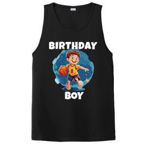 Birthday Basketball Sports Theme Family Matching Outfit Gift PosiCharge Competitor Tank