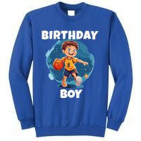 Birthday Basketball Sports Theme Family Matching Outfit Gift Sweatshirt