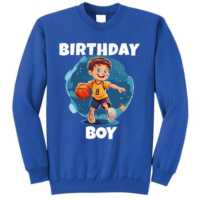 Birthday Basketball Sports Theme Family Matching Outfit Gift Sweatshirt