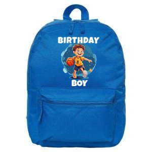 Birthday Basketball Sports Theme Family Matching Outfit Gift 16 in Basic Backpack