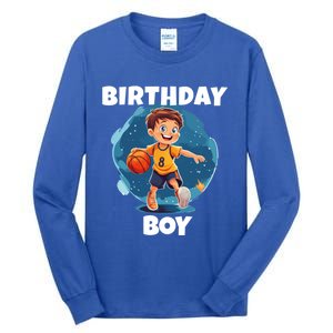 Birthday Basketball Sports Theme Family Matching Outfit Gift Tall Long Sleeve T-Shirt