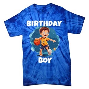 Birthday Basketball Sports Theme Family Matching Outfit Gift Tie-Dye T-Shirt