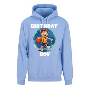 Birthday Basketball Sports Theme Family Matching Outfit Gift Unisex Surf Hoodie