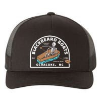 Blackbeard Boat Skeleton Coffin Pirates Ocracoke NC Yupoong Adult 5-Panel Trucker Hat