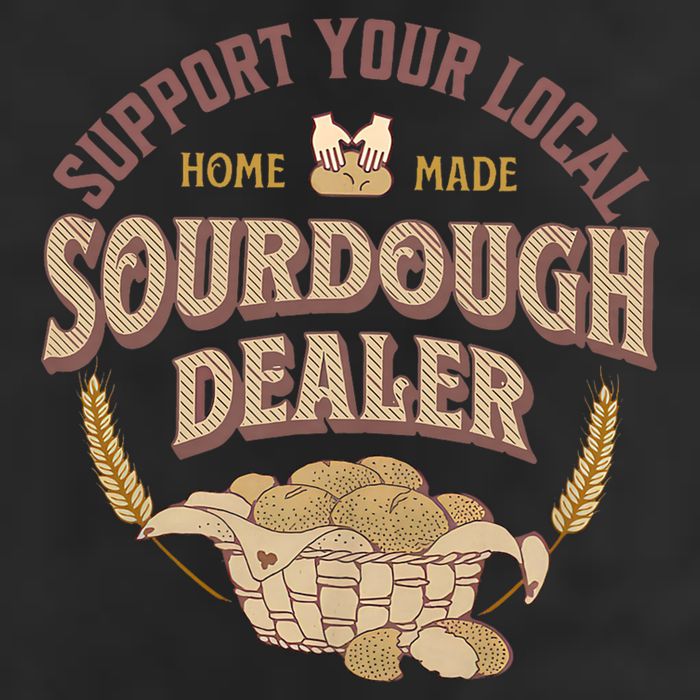 Bread Baker Support Your Local Sourdough Dealer 25L Jumbo Tote