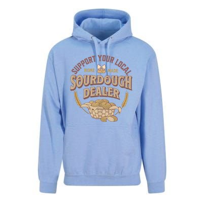 Bread Baker Support Your Local Sourdough Dealer Unisex Surf Hoodie