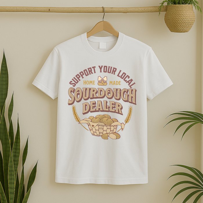 Bread Baker Support Your Local Sourdough Dealer T-Shirt