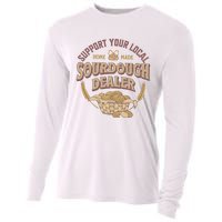 Bread Baker Support Your Local Sourdough Dealer Cooling Performance Long Sleeve Crew