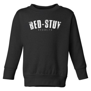 Brooklyn Bed Stuy New York Basketball Practice Jersey Toddler Sweatshirt