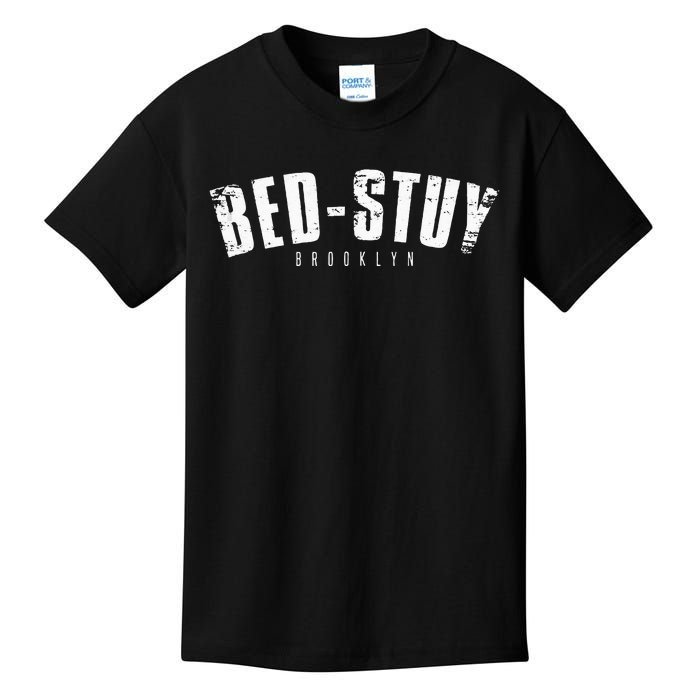 Brooklyn Bed Stuy New York Basketball Practice Jersey Kids T-Shirt