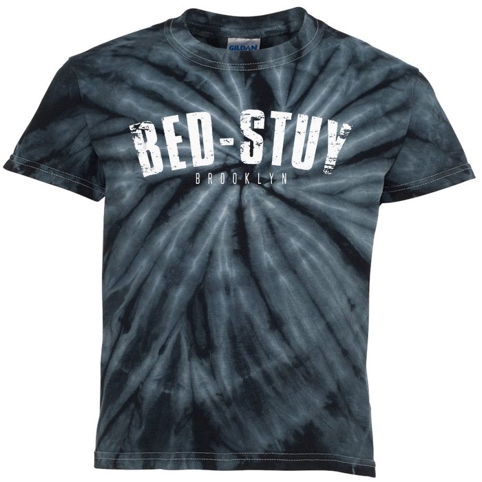 Brooklyn Bed Stuy New York Basketball Practice Jersey Kids Tie-Dye T-Shirt