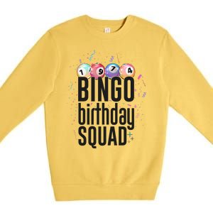 Bingo Birthday Squad Premium Crewneck Sweatshirt