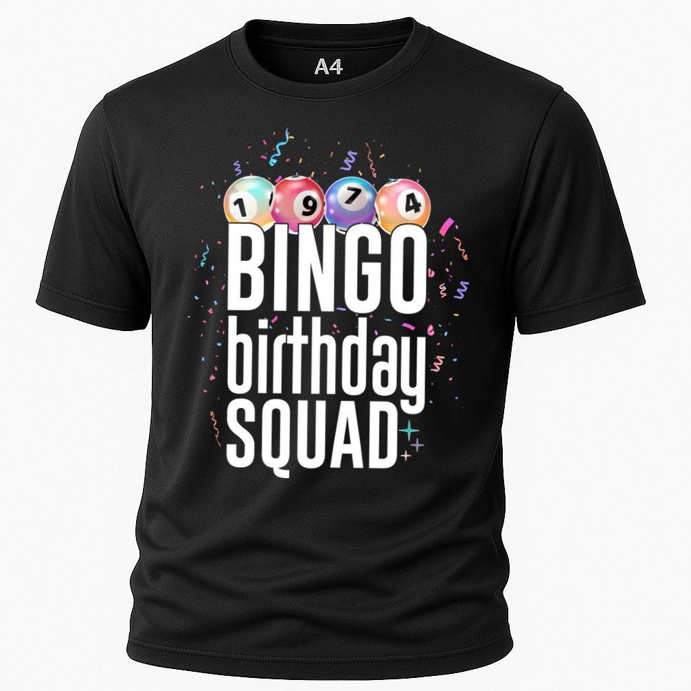 Bingo Birthday Squad Cooling Performance Crew T-Shirt