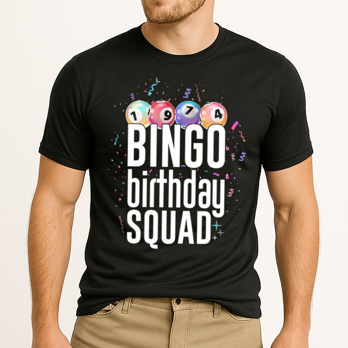 Bingo Birthday Squad Cooling Performance Crew T-Shirt
