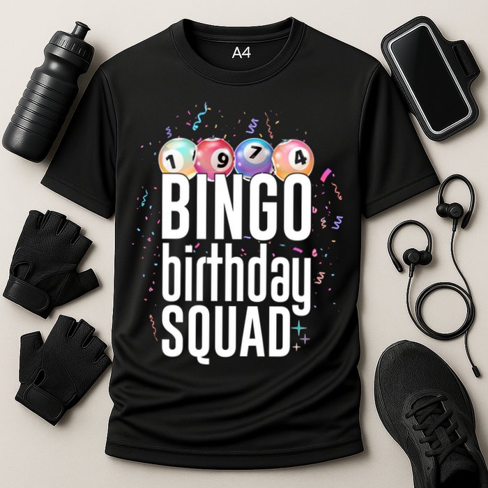 Bingo Birthday Squad Cooling Performance Crew T-Shirt