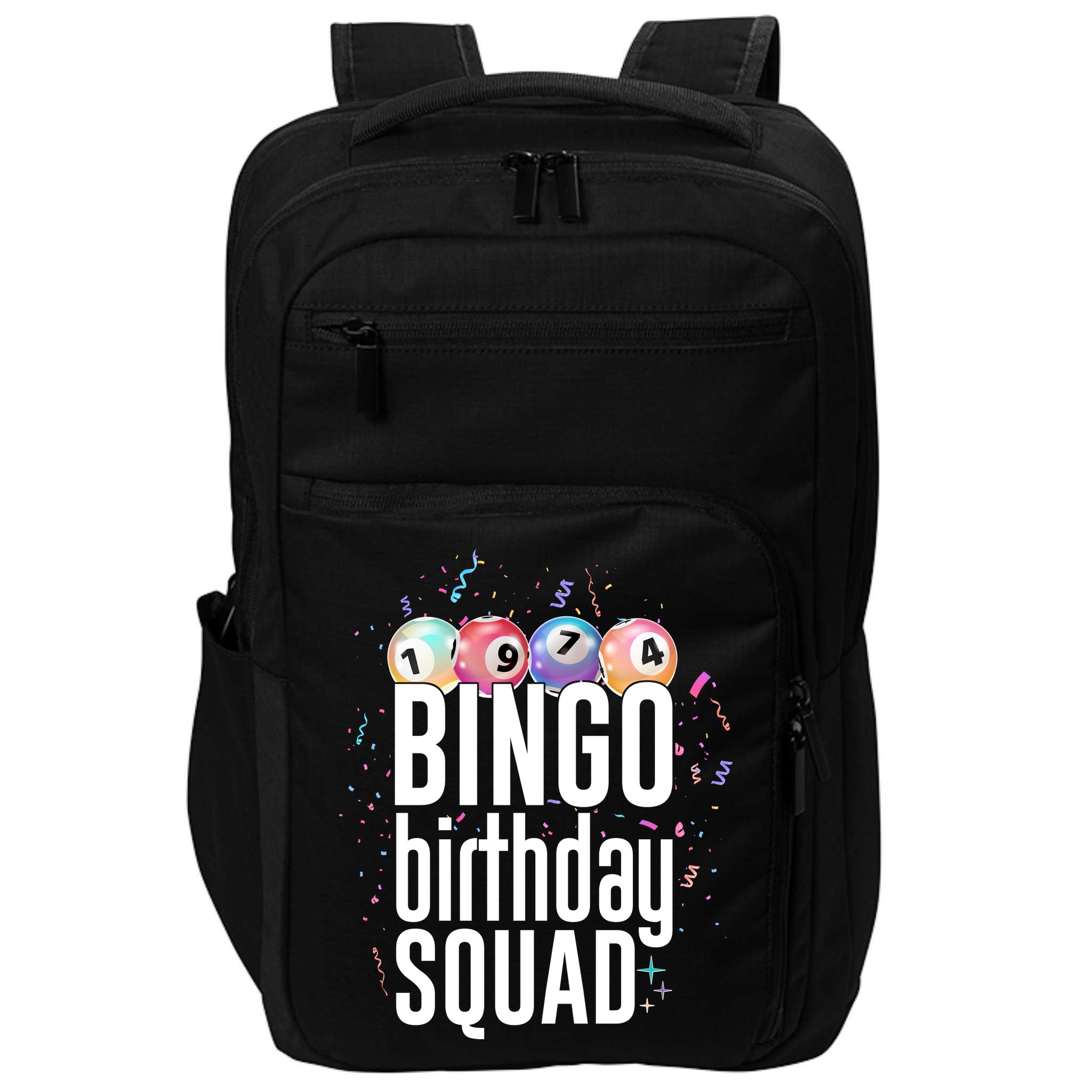 Bingo Birthday Squad Impact Tech Backpack