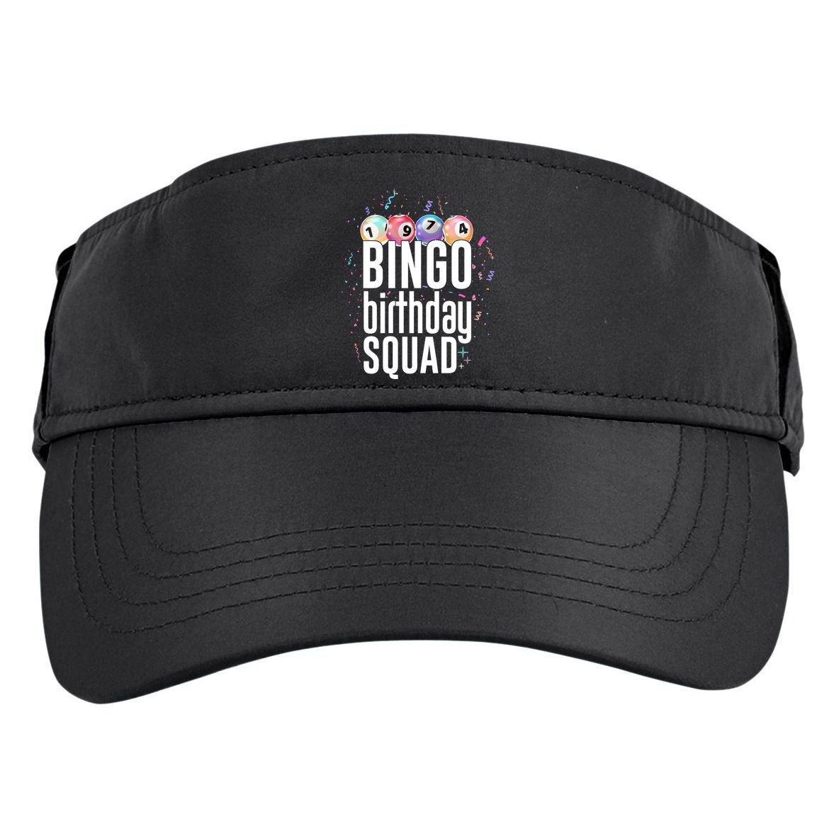 Bingo Birthday Squad Adult Drive Performance Visor