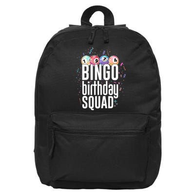 Bingo Birthday Squad 16 in Basic Backpack