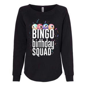 Bingo Birthday Squad Womens California Wash Sweatshirt