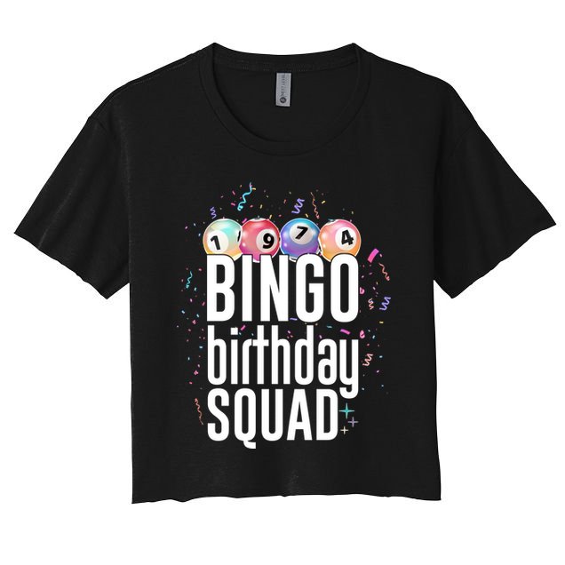 Bingo Birthday Squad Crop Top