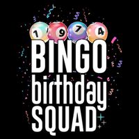Bingo Birthday Squad Zip Tote Bag
