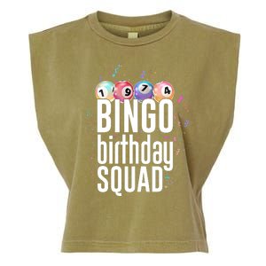 Bingo Birthday Squad Garment-Dyed Women's Muscle Tee