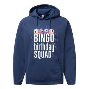 Bingo Birthday Squad Performance Fleece Hoodie