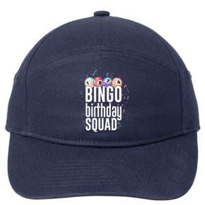 Bingo Birthday Squad 7-Panel Snapback Hat