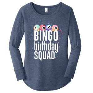 Bingo Birthday Squad Women's Perfect Tri Tunic Long Sleeve Shirt