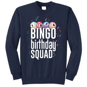 Bingo Birthday Squad Tall Sweatshirt