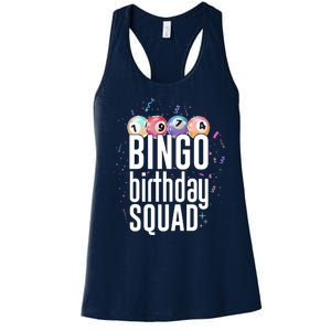 Bingo Birthday Squad Women's Racerback Tank