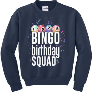 Bingo Birthday Squad Kids Sweatshirt