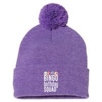 Bingo Birthday Squad Pom Pom 12in Knit Beanie