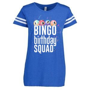 Bingo Birthday Squad Enza Ladies Jersey Football T-Shirt