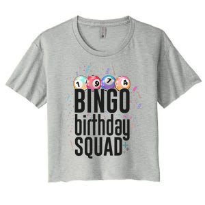 Bingo Birthday Squad Women's Crop Top Tee