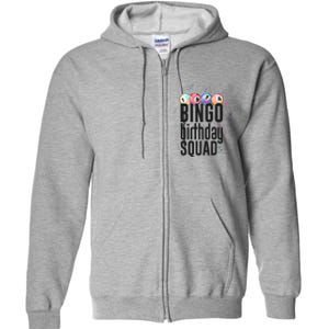 Bingo Birthday Squad Full Zip Hoodie