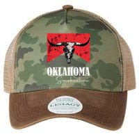 Boho Bull Skull Cow Oklahoma Smokeshow Western Country Legacy Tie Dye Trucker Hat
