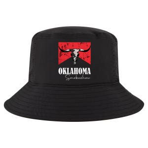 Boho Bull Skull Cow Oklahoma Smokeshow Western Country Cool Comfort Performance Bucket Hat