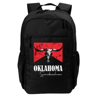 Boho Bull Skull Cow Oklahoma Smokeshow Western Country Backpack
