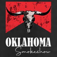 Boho Bull Skull Cow Oklahoma Smokeshow Western Country Golf Towel